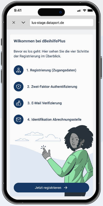 Bild_Start dBeihilfePlus_Start